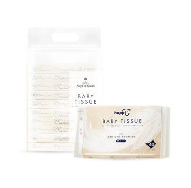 Hoppi嬰兒超柔乳霜紙巾40抽30包/ 敏感肌可用