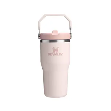 STANLEY經典系列IceFlow手提吸管杯2.0/ 0.59L/ 山櫻粉