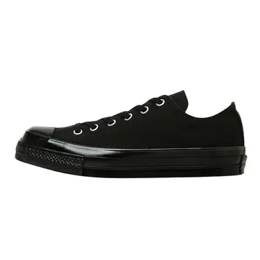 日本限定 Converse ALL STAR SQUARETOE OX 低筒 方頭復古帆布鞋/ 黑色單色/ 預購 25.5 cm