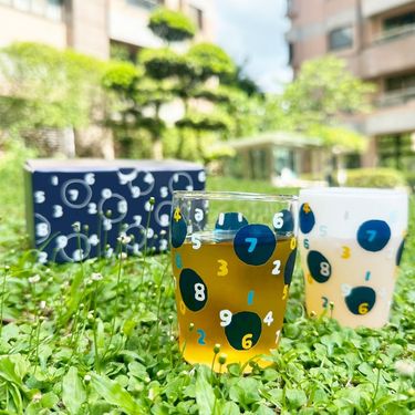 【誠品限定】SOU．SOU X GOODGLAS玻璃對杯禮盒/ 科幻/ SO-SU-U十數和圓點/ B