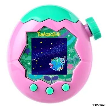 Tamagotchi塔麻歌子電子寵物/ 樂園系列/ 粉紅之地
