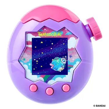 Tamagotchi塔麻歌子電子寵物/ 樂園系列/ 紫色天空