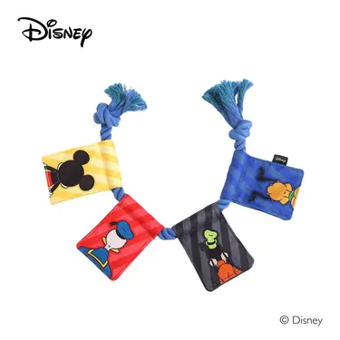Disney米奇系列經典背影寵物咬繩玩具