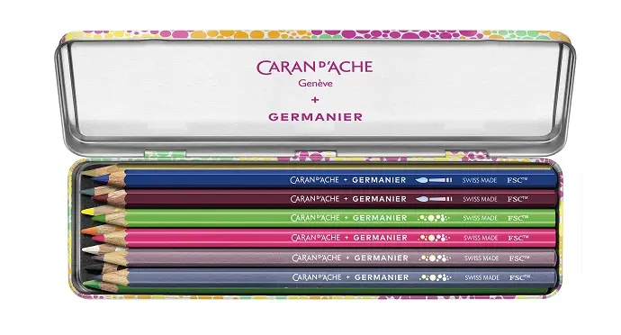 CARAN D'ACHE GERMANIER創意色鉛套裝組/ 13支