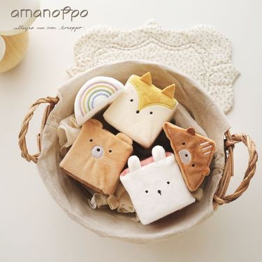 【日本amanoppo】可愛動物安撫布積木