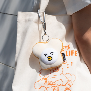 韓國 STUDIO ORIGIN ZIZONE 立體玩偶鑰匙圈/ 吐司鳥BREAD18