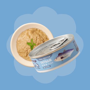 Abao肉泥ᴛᴜᴛᴜ土魠罐/ 土魠佐鮮魚/ 80g/ 罐