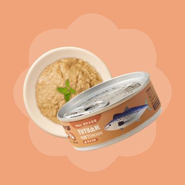 Abao肉泥ᴛᴜᴛᴜ土魠罐/ 土魠佐雞丁/ 80g/ 罐