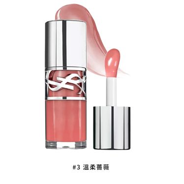 YSL情挑誘光嫩唇凍/ 6ml/平行輸入/ ＃03溫柔薔薇