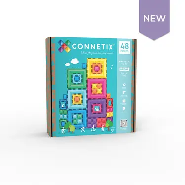 Connetix 磁樂®磁力片 / 48片 亮彩方框組