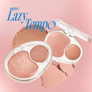fwee 雙色棉花糖腮紅膏/ ND01 LAZY TEMPO