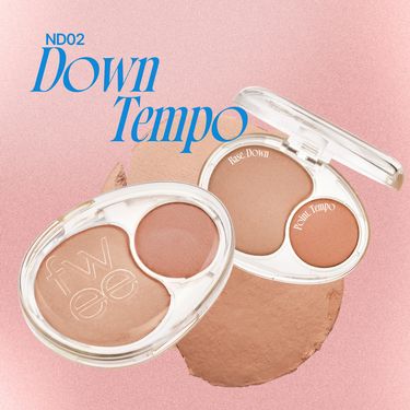 fwee 雙色棉花糖腮紅膏/ ND02 DOWN TEMPO
