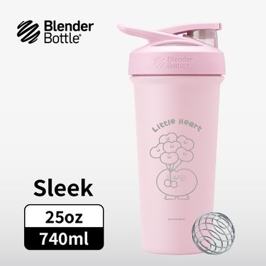 BlenderBottle Sleek按壓式不鏽鋼水壺/ 小心臟/ 氣球款/ 25oz/ 740ml