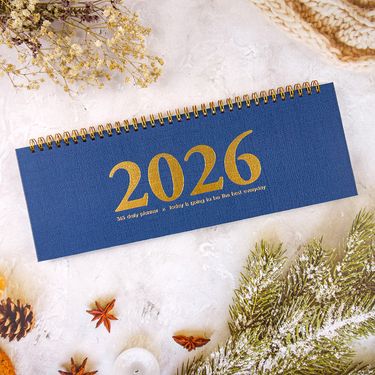 2026綠的時間線桌曆/ 湛藍