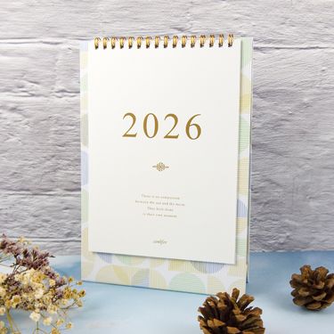 2026綠的25K時間絮語直式桌曆/ 線線圈圈