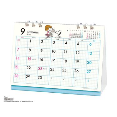 【誠品獨家】2026 日本 APJ 桌曆/ 方眼/ 附筆插/ 史努比