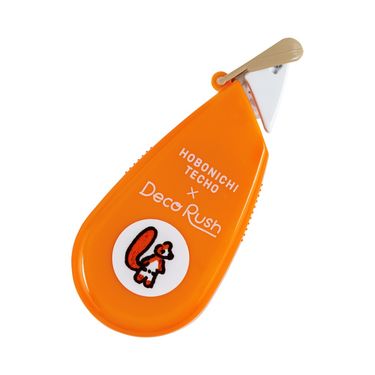 日本ほぼ日手帳 X Plus 花邊帶/ 100% Orange/ 松鼠小隊