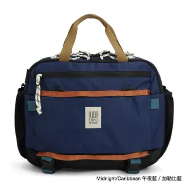 TOPO DESIGNS Mountain Cross Bag側背包/電腦包/ 午夜藍/加勒比藍/ Midnight/Caribbean