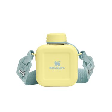 STANLEY Next x Nature系列方形背帶水壺/ 0.47L/ 萊姆黃