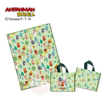 ANPANMAN 麵包超人 10週年-野餐墊-nature (野餐墊＋手提袋組)