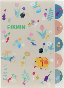 日本 sun-star 皮克敏造型五層造型資料夾/ A4/ Pattern