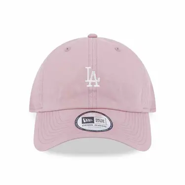 NEW ERA CASUAL CLASSIC ESSENTIAL MINI LOGO棒球帽/ 洛杉磯道奇/ 暗玫瑰