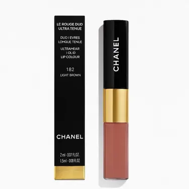 CHANEL香奈兒 超炫耀持色唇萃3.5ml 雙頭 182 - 冰滴咖啡 體驗版 平行輸入版