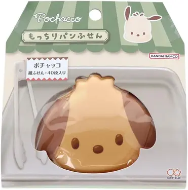 日本 sun-star 三麗鷗 Sanrio Characters Mocchiri 軟綿綿麵包便利貼/ 帕恰狗