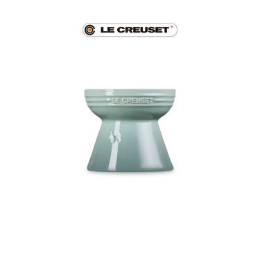 LE CREUSET瓷器寵物高腳碗/ 海洋之花