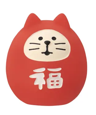 日本 DECOLE Concombre 旅貓磁鐵/ 貓達摩