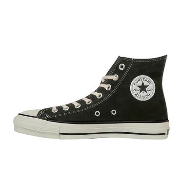 日本限定 Converse SUEDE ALL STAR J HI 日本製 高筒 復古麂皮帆布鞋 黑色/ 預購 23.5 cm