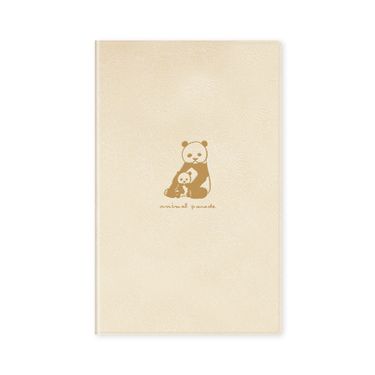 2026日本 RYU-RYU 月記事手帳/ B6窄版/ 動物遊行/ 熊貓