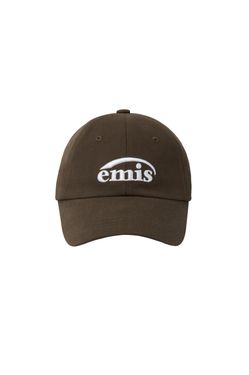 emis NEW LOGO EMIS CAP(RENEWAL)經典棒球帽/ 深棕
