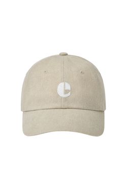 emis VINTAGE LOGO PIGMENT CAP (RENEWAL)水洗小寫e標棒球帽/ 米色