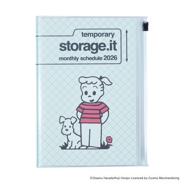 2026 日本 MARK'S 月計畫日誌/ B6/ Storage.it/ Osamu Goods/ 薄荷綠