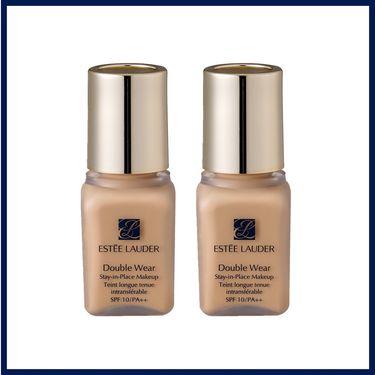 【ESTEE LAUDER雅詩蘭黛】粉持久完美持妝粉底7ml 兩入組 1W1＃17 公司貨
