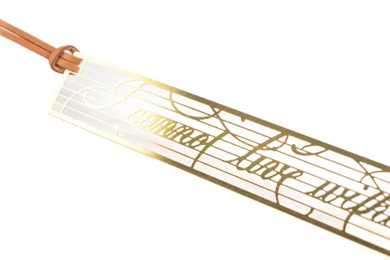 【誠品限定】誠品愛書人系列/ 銅書籤/ 銅版體/ 金