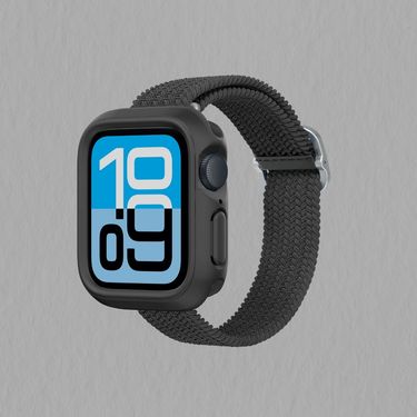 【RHINOSHIELD 犀牛盾】適用Apple Watch SE3/SE2/6/SE/5/4 防摔手錶保護殼/ 40mm/ 經典黑