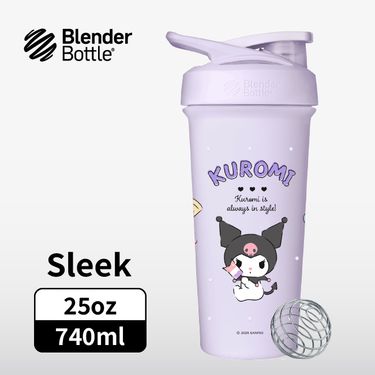 BlenderBottle Sleek按壓式不鏽鋼水壺/ 三麗鷗/ 酷洛米/ 甜甜日夏/ 25oz/ 740ml
