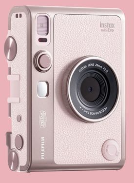 【FUJIFILM 富士】 <現貨> INSTAX MINI EVO 拍立得相機/ 粉色 (恆昶公司貨)