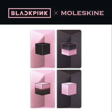 MOLESKINE x BLACKPINK限量輕便口袋型筆記本/ 一套四本
