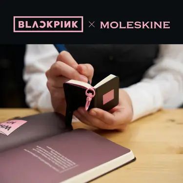 MOLESKINE x BLACKPINK迷你掛飾筆記本掛飾