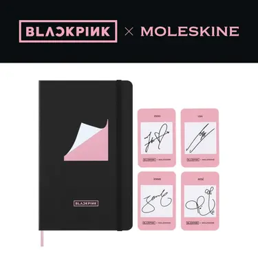 MOLESKINE x BLACKPINK L型橫線筆記本 (附成員簽名卡)
