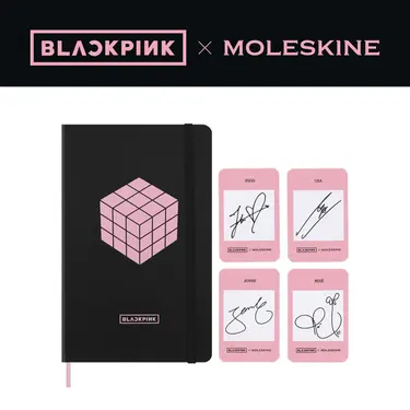 MOLESKINE x BLACKPINK無時效週記手帳 (附成員簽名卡)