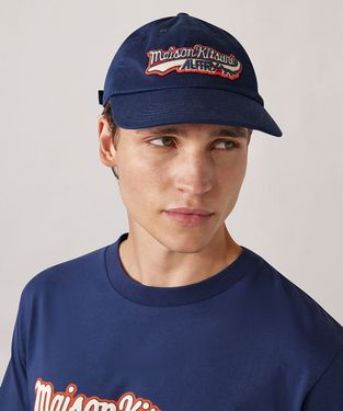 MAISON KITSUNÉ MK x AUTRY法國海軍藍學院風棒球帽