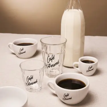 CAFÉ KITSUNÉ COLLAB 法國Duralex強化玻璃杯16CL (160ml)