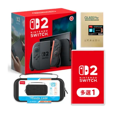 【御玩家】Nintendo Switch 2 主機 +NS2系列 遊戲多選一+收納包+保護貼+ 遊戲特典/ NS2 瑪利歐賽車世界