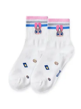 【ONEDER旺達棉品】動物方城市中筒襪/ 哈茱蒂-02/ 22-26