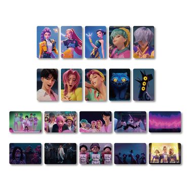 野獸國K-POP獵魔女團系列收藏小卡盲抽/ 第一彈/ 單包/ 隨機2入