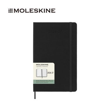 2026-27 MOLESKINE週記手帳/ 18M/ 硬皮/ L型/ 黑